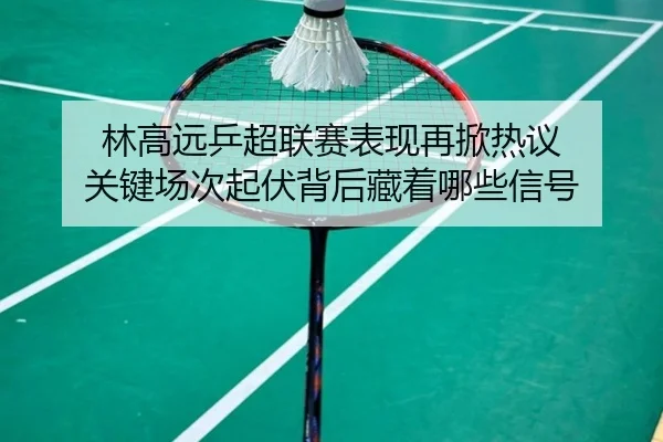 林高远乒超联赛表现再掀热议 关键场次起伏背后藏着哪些信号